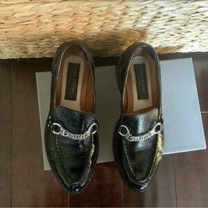 Rag & Bone Curtis Black Chain Loafers